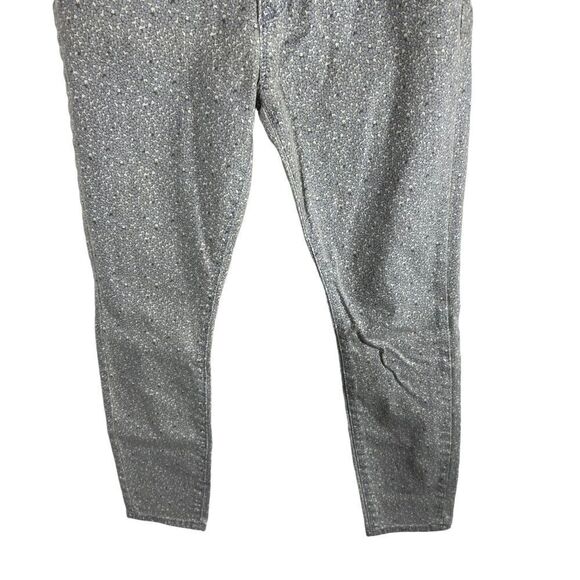 Ann Taylor Loft Modern High Waisted Skinny Ankle in Pebbled Print - Picture 5 of 8